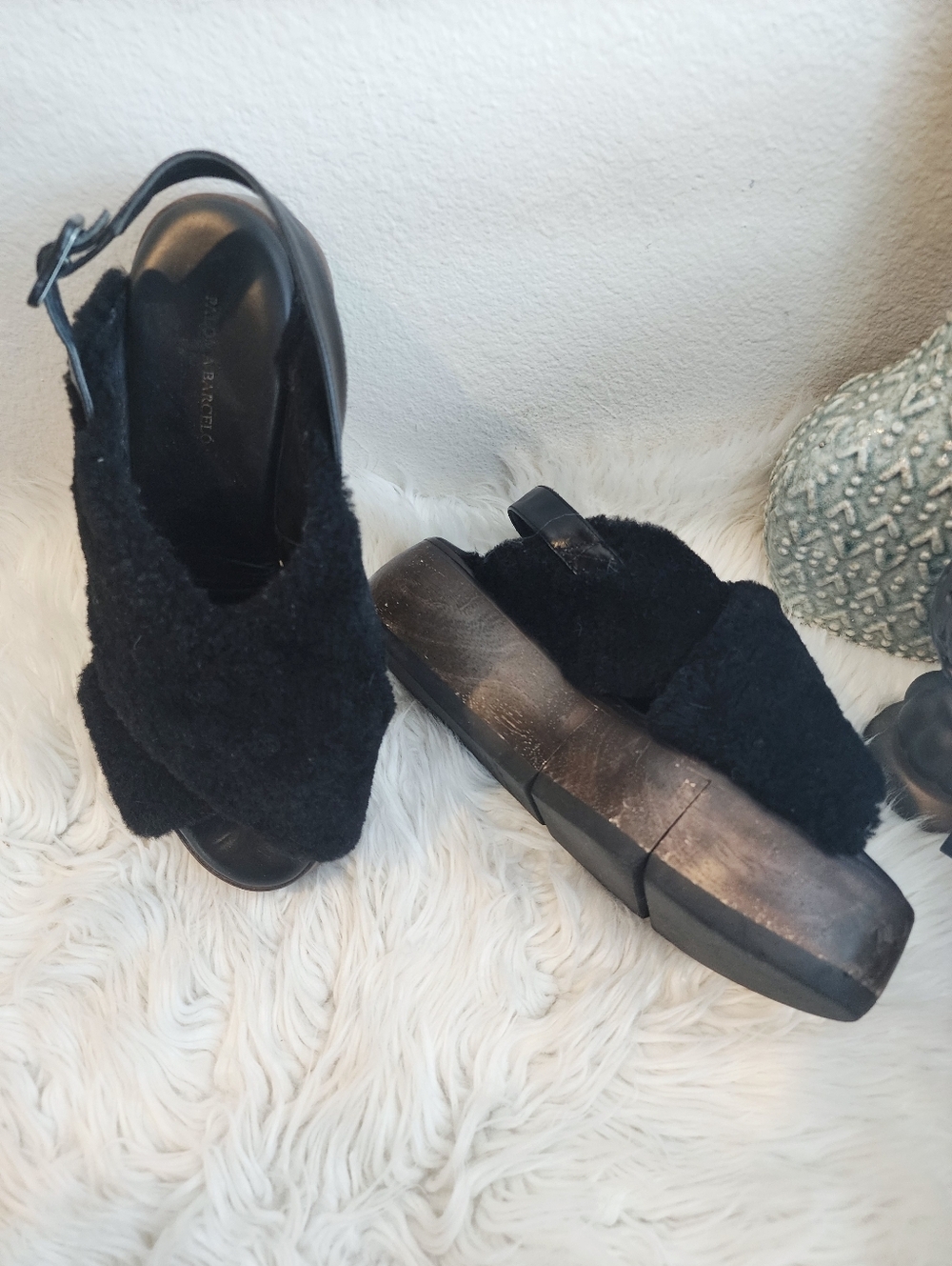PALOMA BARCELO BY ANTHROPOLOGIE LEATHER  AND SHEEPSKIN SIZE 11 - Picture 10 of 16